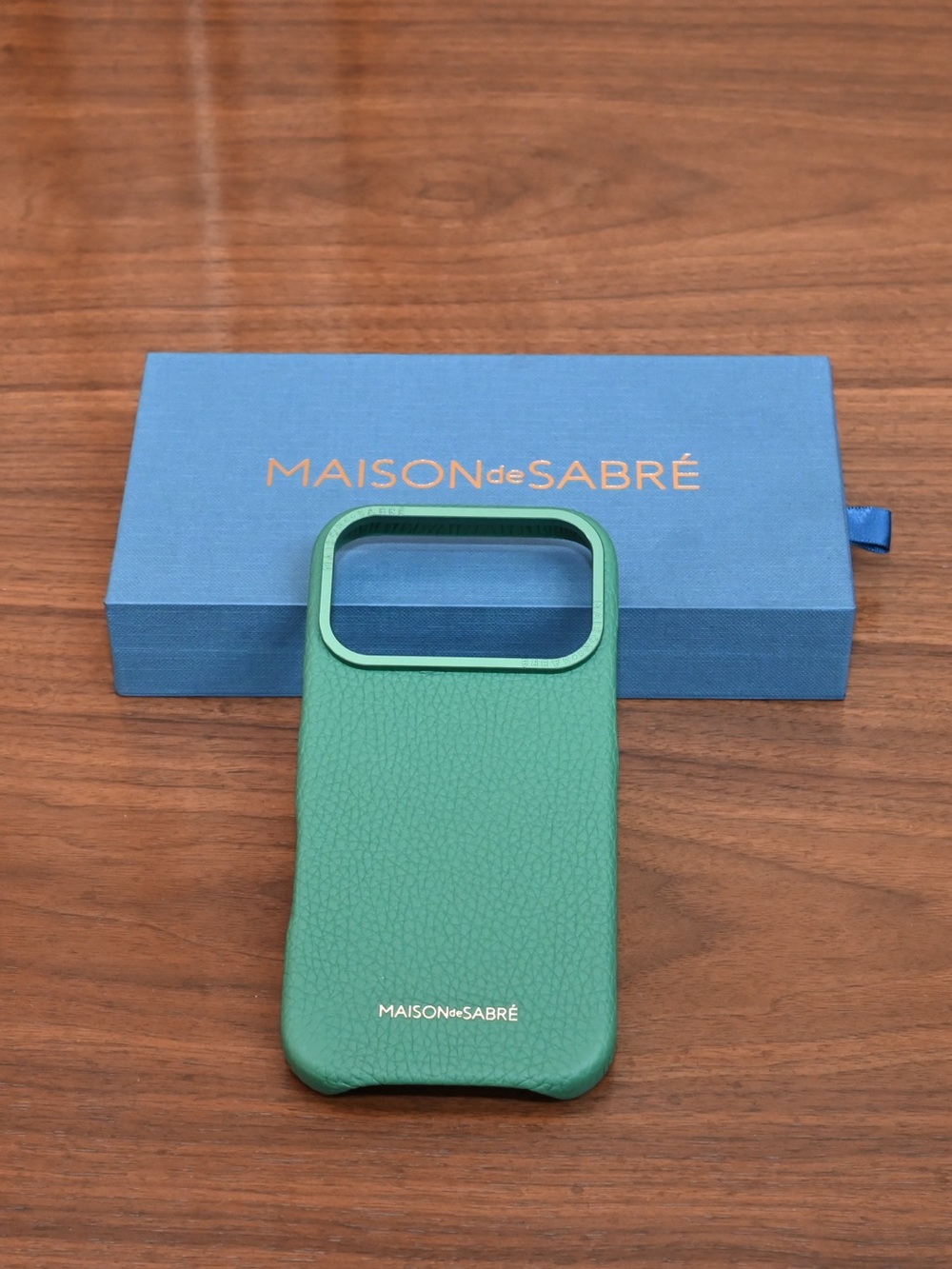 MAISON de SABRÉ IPhone 17 Pro Emerald Green leather